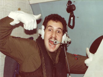 The gloves keep the snot off his fingers
